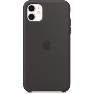 image Apple Coque en Silicone (pour iPhone 11) - Noir