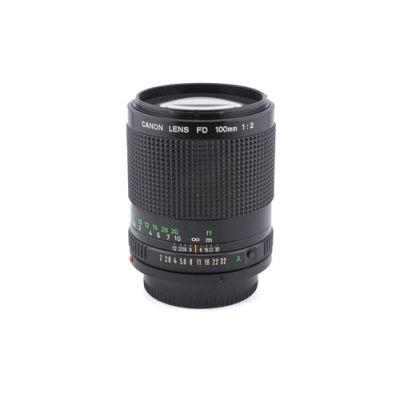 Objectif à Focale fixe Canon 100 mm f2 FDn Noir Reconditionné