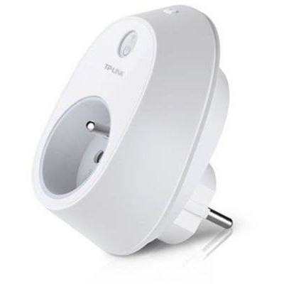 image TP-Link Prise connectée WiFi HS100(FR), compatible avec Amazon Alexa et Google home pour la commande vocale, Contrôler le chauffage mobile/lampe à distance par smartphone, aucun hub requis