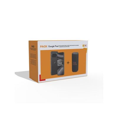 Pack smartphone Google Pixel 10 Pro 128 Go Noir volcanique avec enceinte JBL Grip Noire