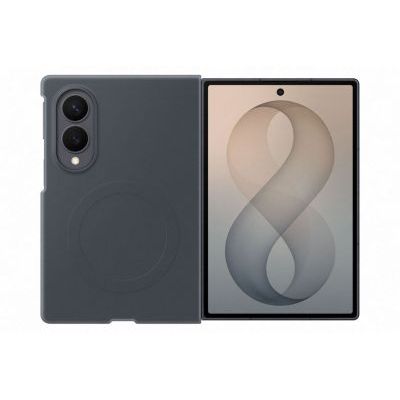 Pack 2-en-1 en silicone magnétique Graphite + Film anti-reflet Transparent pour Galaxy Z Fold 8