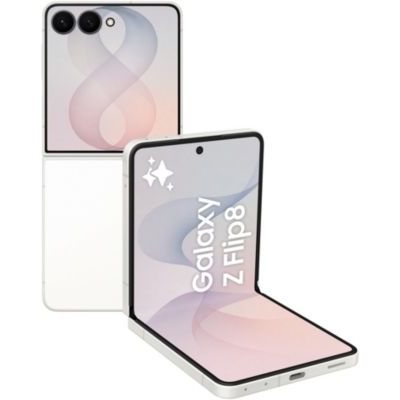 SAMSUNG Galaxy Z Flip8 AI Smartphone pliable 512 Go Blanc - version française