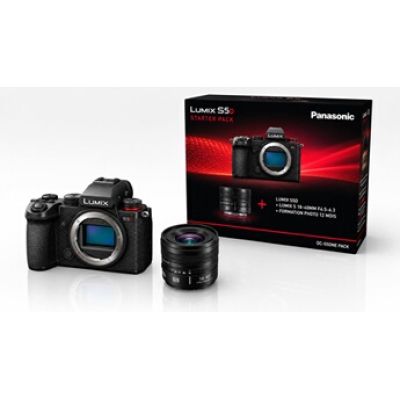 Pack Panasonic Lumix S5D Noir + Objectif 18-40 mm F4.5-6.3 Noir + Formation Photo 12 mois