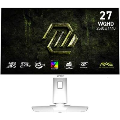 MSI MAG 274QRFW X32 Écran Gaming 27" WQHD | Dalle Rapid IPS 2560x1440, 320Hz, 0,5ms, compatible VESA, HDMI, DisplayPort, compatible G-SYNC et FreeSync Premium