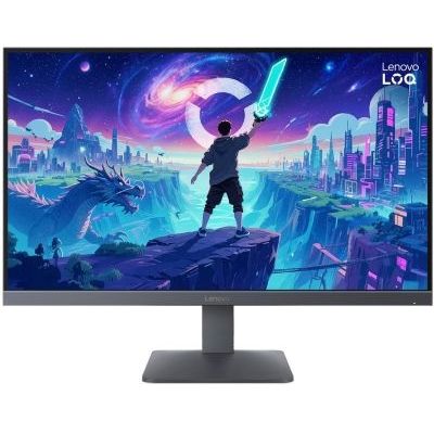 Lenovo LOQ 24-10 - Écran 23.8'' FHD (1920x1080, IPS, 200 Hz, 0.5 ms, 2X HDMI+DP, 99% sRGB, Cable HDMI) - Gris Lunaire