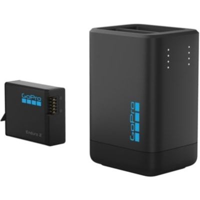 Chargeur Double de Batteries GoPro + Batterie Enduro 2 (série Mission 1 + HERO13 Black) – Accessoire Officiel GoPro