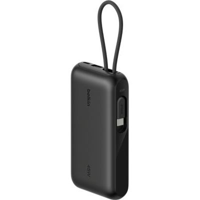 Belkin UltraCharge Batterie Externe 10K avec Câble USB-C Et Écran - Noir