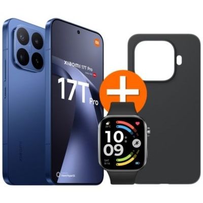 image Smartphone XIAOMI Pack 17T Pro 5G 512Go Bleu + Coque + Watch6