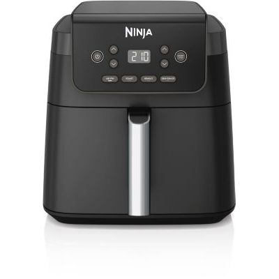 Ninja Friteuse sans huile 6,2 L, Grand tiroir, Roast, Air Fry, Dehydrate, Reheat, Repas Famille, Cuisson de surgelés, Antiadhésif, Panier et plaque de cuisson lavables au lave-vaisselle, Noir AF170EU