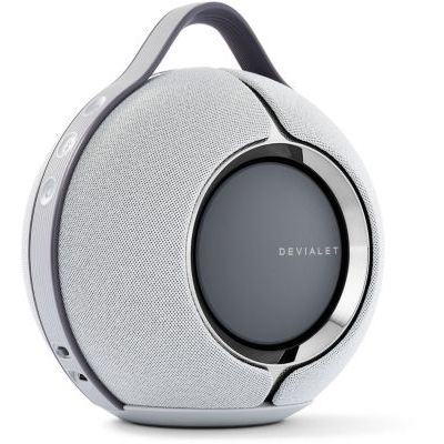 image Enceinte portable DEVIALET Mania Light Grey avec charging dock sans bloc PSU