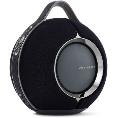 image Enceinte portable DEVIALET Mania Deep Black avec charging dock sans bloc PSU