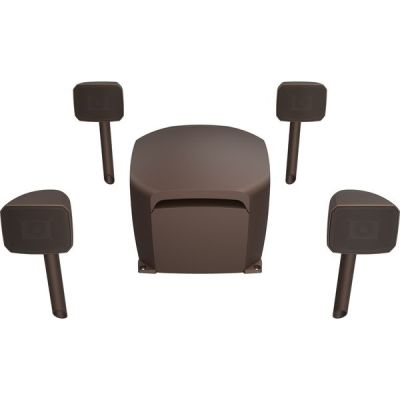 Enceintes d\'extérieur Klipsch Courtyard 4.1 Marron Mat