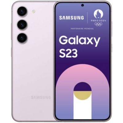 image Smartphone SAMSUNG Galaxy S23 5G 256Go Violet Excellent État avec Batterie Neuve
