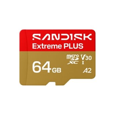 Sandisk - Carte Micro Sd  Extrem Plus Microsd 64go Uhs-I