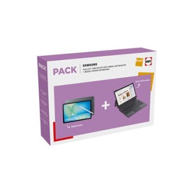 Pack Galaxy Tab S10FE 10,9" 128 Go Anthracite + Book Cover Keyboard