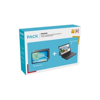 Pack Galaxy Tab S10FE+ 13,1" 128 Go Anthracite + Book Cover Keyboard