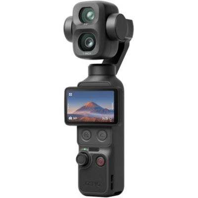 DJI Bundle Standard Osmo Pocket 4P, caméra vlog 4K à Double Objectif | Zoom optique 3×, zoom jusqu’à 12×, 4K/240 ips, plage dynamique de 17 stops, 103 Go de stockage intégré