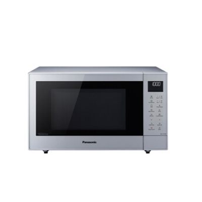 Panasonic NN-CT57RMEPG Four à Micro-Ondes combiné 4-en-1, 27 L avec mode Airfryer, Inverter 1000 W, Gril 1300 W, Chaleur Tournante, 19 Programmes Automatiques, panier de cuisson airfryer, Argenté