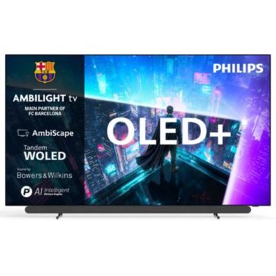 TV OLED PHILIPS 77OLED911 (2026) 77" (194 cm) 4K Ultra HD -  Expérience Cinéma, Ambilight, 120Hz, AI Smart TV