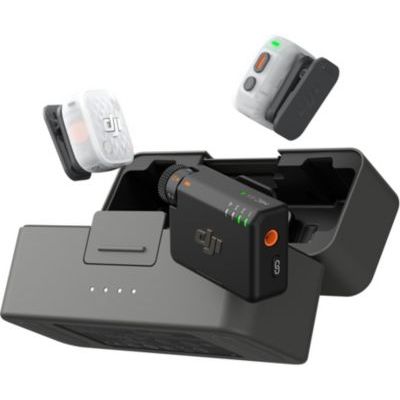 DJI Mic Mini 2S (2 TX+1 RX+boîtier de Recharge), réduction de Bruit par IA