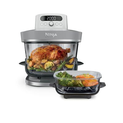Friteuse sans huile - NINJA - CRISPI PRO - Capacité 57 L + 23 L -  5 programmes - 2100 W - Blanc