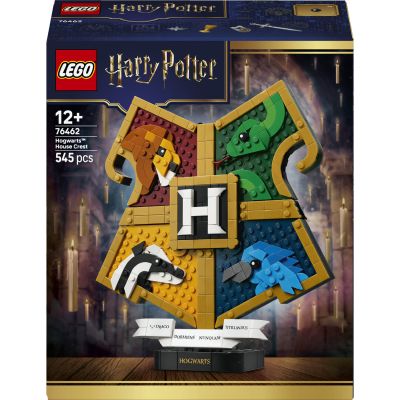 LEGO Harry Potter Le Blason des Maisons de Poudlard - Jouet - Maquette 3D avec Animaux - Décoration de Chambre d'enfant - Idée de Cadeau d'anniversaire pour Fille, Garçon ou Ado Fan dès 12 Ans 76462