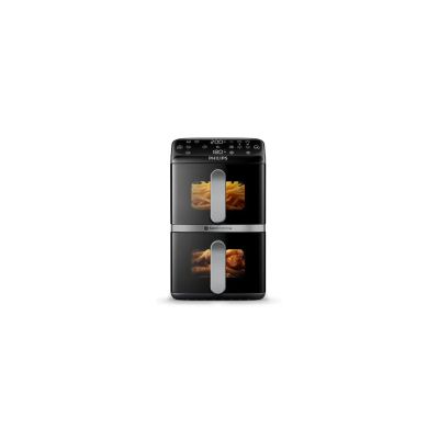 Friteuse sans huile PHILIPS Airfryer Série 4000 Vertical Duo NA461/00 - Capacité 10 L - Double cuve - 2750W