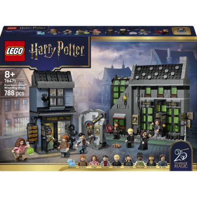 LEGO Harry Potter Les boutiques Magiques de l’Allée des Embrumes 76471 | Jouet pour garçon ou fille dès 8 ans, 8 minifigurines et Patronus collector, décoration de chambre, idée cadeau, 788 pièces