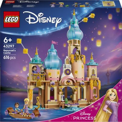 LEGO ǀ Disney Princess Le Château de Raiponce - Jouet de Construction - Maquette avec 4 Mini-Poupées, Figurine de Pascal & Accessoires - Cadeau d'Anniversaire pour Fille dès 6 ans ou Fan du Film 43297