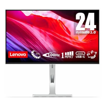 Ecran PC LENOVO L24m-4A - 238 - FHD - 100Hz - Dalle IPS - 1ms - USB-C - Pied réglable en hauteur