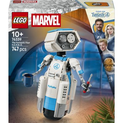 LEGO Marvel Les Quatre Fantastiques H.E.R.B.I.E. 76339 | Jouet pour garçon dès 10 ans, figurine collector, robot jouet, déco de chambre ou bureau, cadeau d’anniversaire, 747 pièces