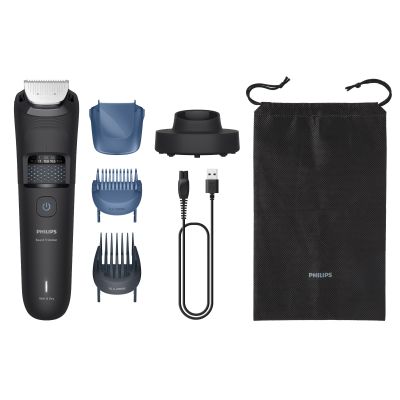 Tondeuse barbe précision - PHILIPS - Series 5000 BT5780/15 - Autonomie 1h40 - Sans fil - Noir