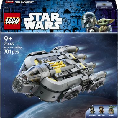 LEGO Star Wars Le Vaisseau des Anzellans 75445 | Jouet pour enfant dès 9 ans, 3 figurines et établi de droïde, The Mandalorian and Grogu, cadeau d’anniversaire, 701 pièces