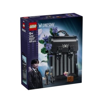 LEGO Le Sac à Dos de Mercredi - Jeu de Construction - Maquette 3D - Porte-Photo, Mini-Poupée & Figurine de La Chose - Décoration Chambre d'enfant - Cadeau pour Fille, Garçon ou Fan dès 9 Ans 76787