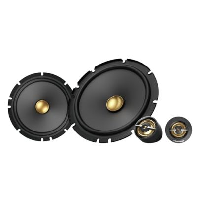 PIONEER TS-A1601C Haut-parleurs Voiture 2 Voies séparées de 16,5cm, Puissance 350 Watts