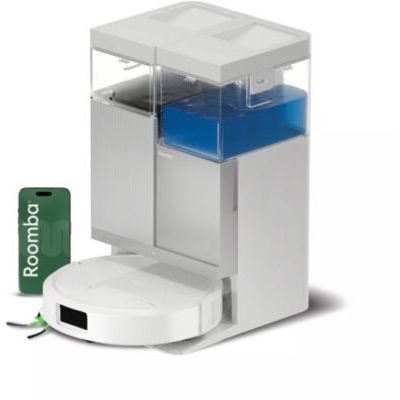 Robot aspirateur laveur - IROBOT Roomba Plus 415 - 300 min autonomie - 20000 Pa - Multi-étage - 25 L