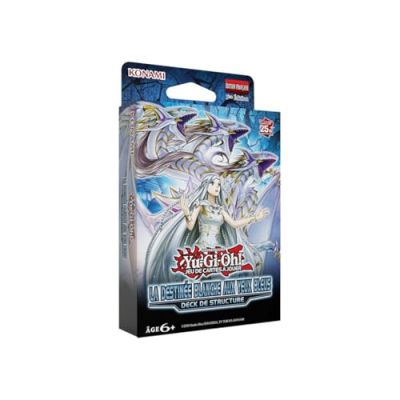 Deck de structure - KONAMI - Yu-Gi-Oh! - La Destinée Blanche aux Yeux Bleus - 51 cartes - Dès 6 ans - Édition française