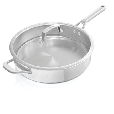 Sauteuse 26cm inox - Ninja EverClad - C90126EUI - construction 3 couches inox 18/10 - tous feux dont induction