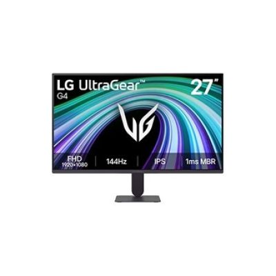 LG Moniteur Gaming Ultragear™ 27G411B-B.AEU | Série G4 (2026) | 27 Pouces | IPS 16:9 | 144Hz | 1ms (MBR) | FHD 1920x1080 | sRGB 99% | HDR10 | AMD FreeSync™ et NVIDIA G-Sync™