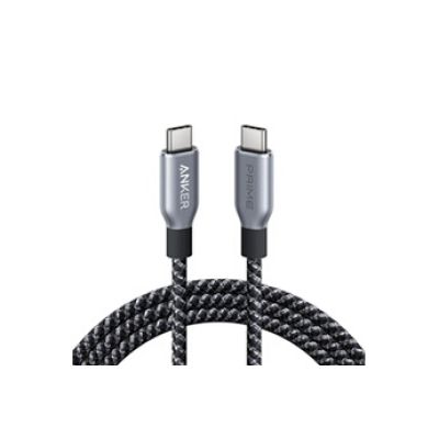USB-C vers USB-C 0,9 m 240 W Gris et Noir pour Ordinateur portable Tablette Smartphone