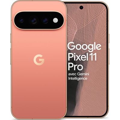 Google Pixel 11 Pro – Smartphone Android débloqué – Rose Pêche, 256GB