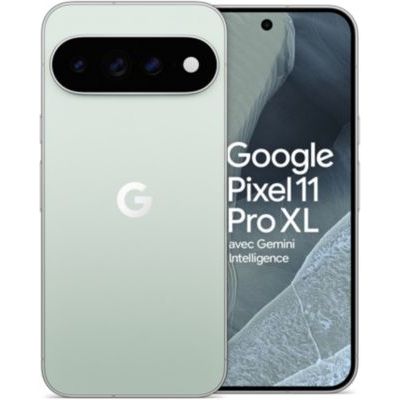Google Pixel 11 Pro XL – Smartphone Android débloqué - Brume, 256GB | Avec Gemini Intelligence, plus de 30 heures d'autonomie, et écran Super Actua de 6,8 pouces
