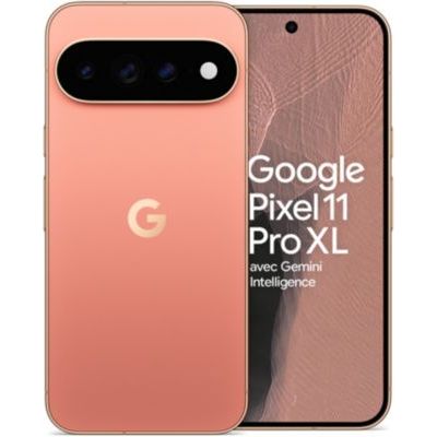 Google Pixel 11 Pro XL – Smartphone Android débloqué – Rose Pêche, 512GB
