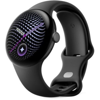 Google Pixel Watch 5 (41 mm) Montre connectée – Noir/Bracelet Noir, Wi-FI