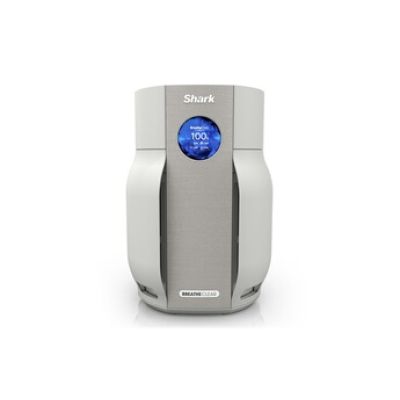 Shark BreatheClear Compact, Purificateur d’air intelligent, détection automatique, filtre HEPA, avec NeverChange jusqu’à 6 ans*, couverture des pièces de taille moyenne, gris colombe HP162EU