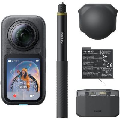 Caméra 360 INSTA360 X6 Essentials Bundle Midnight Black