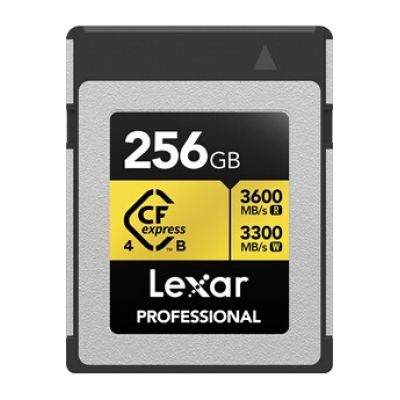 LEXAR Carte CFexpress Pro Type B Gold 4.0 Series 256Go R3600/W3300