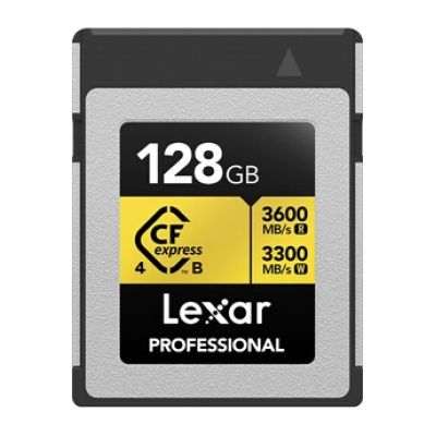 Lexar Carte mémoire professionnelle CFexpress 4.0 type B Or 128 Go