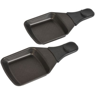 coupelle TEFAL lot de 2 poelons à raclette carrées