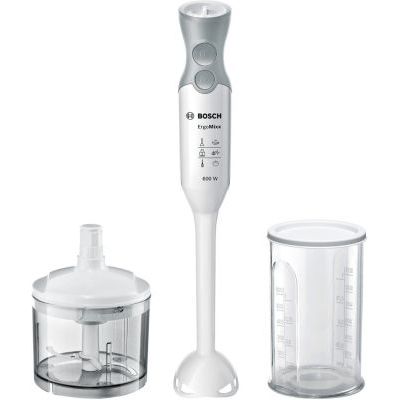 Bosch MSM66020 ErgoMixx - Mixeur plongeant, Mini-hachoir, Variateur vitesse